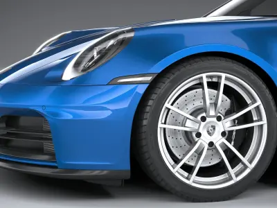 Porsche 911 Carrera Cabriolet 2025 3D model