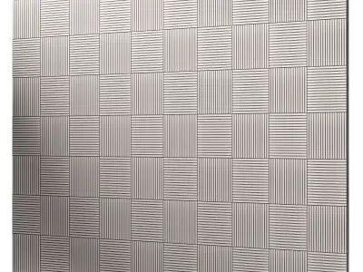 Plaster Wall Panel 3D model