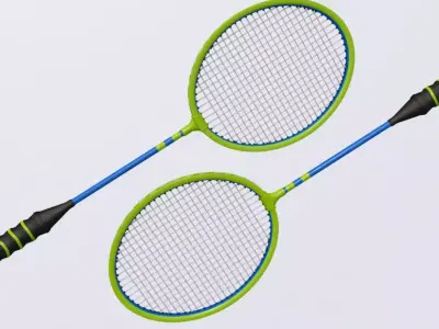 Badminton Collection 1 3D model
