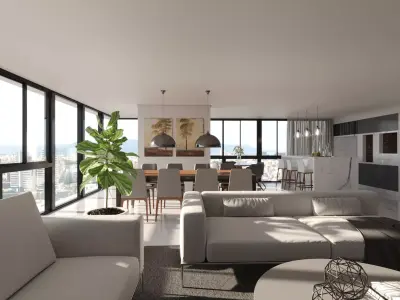 Modern Living 3D model