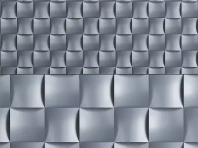 3D gypsum panels jim isermann low poly 3d model Low-poly 3D model