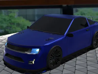 CAR-Model1 car for gta Low-poly 3D model