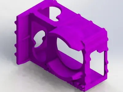 GoPro 3 and 4 case Vortex 250 Pro 3D print model