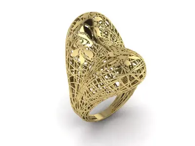 Ultra Vision Ring Jewelry 3D print model 5