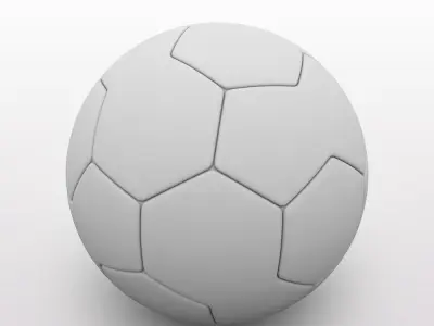 FA Cup Ball 2009 - Black 3D model