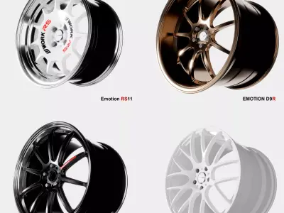 Work emotion wheels pack