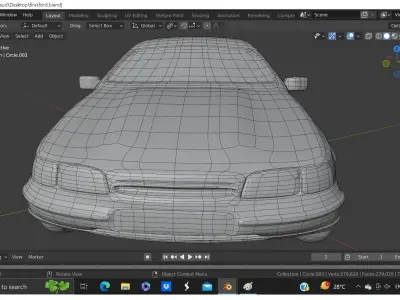  3D SIMPLE DESIGN CAR 3D model