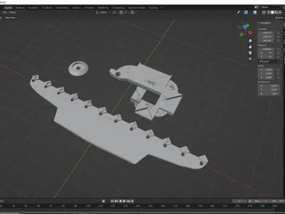 Sheet Metal Body Tools and Washer  3D print model