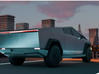 Tesla Cybertruck model 3D model