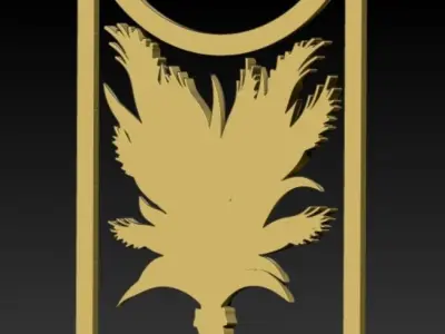 spikelets bouquet 1 3D print model