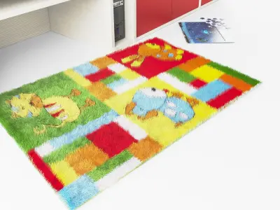 Kid room set 3D model