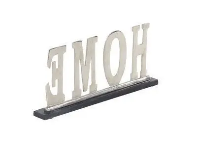 Smooth Marble Gassett Modern Metal Kitchen Sign Letter Blocks Free 3D model