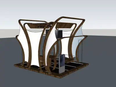 stall pavilion 3D model
