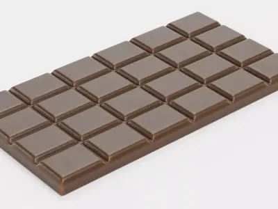 -Chocolate Bar V1- 3D model