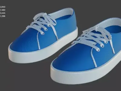 Small shoes 3d 3D model