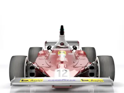 Ferrari F1 312T 1975 3D model