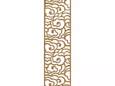Decorative panel STL 3D model 2