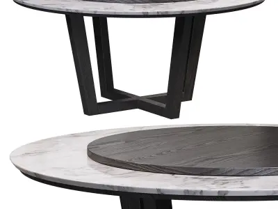 Flaminia table by Meroniecolzani 3D model