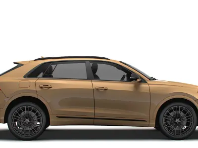 Audi Q8 55 TFSI quattro S line 2024 3D model
