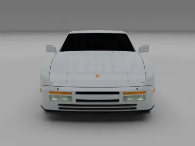 Porsche 944 S2 3D model