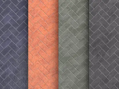Materials 4- Brick Tiles PBR Texture