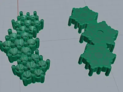 Ear decoration N01604 3D print model