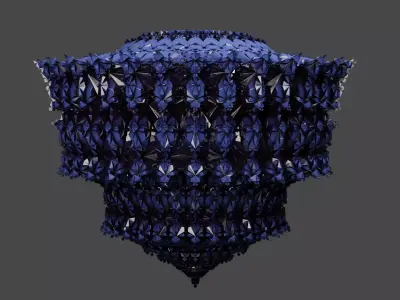 religion kaleidoscope decorative accessories 3D model