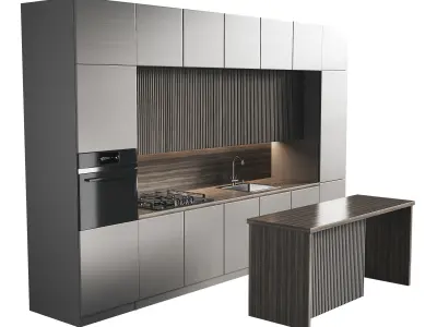 Modern kitchen 11 3D model