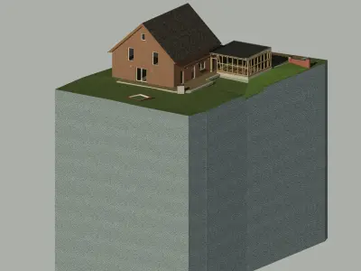 Einfamilienhaus House 3D model