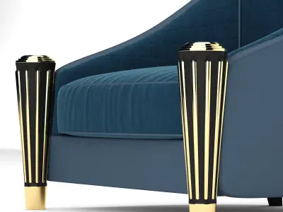 Bruno Zampa Legend armchair 3D model