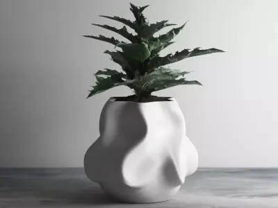 vase pot planter 3d print 868 3D print model