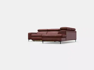 7557 upholstered corner suite ottoman left DWN 3D model