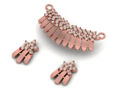 Pendant Necklace 3D print model 22