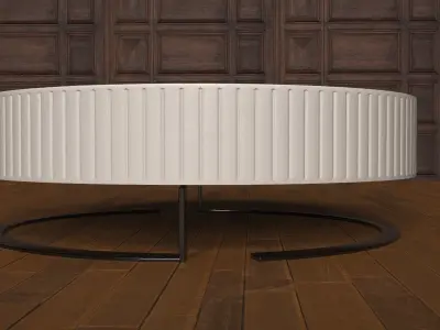 Coffee table  ying yang 3D model