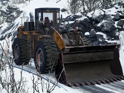 ZBL Big Loader v1 - Unreal Engine Project Low-poly 3D model