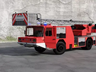 Iveco Magirus Drehleiter 23-12 3D model
