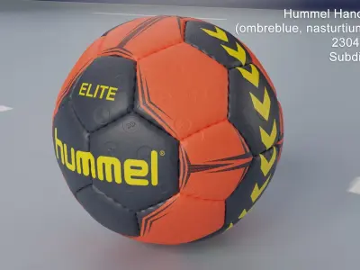 Hummel Handball 3D model