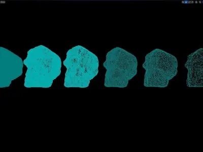 Basalt Rock - 8K Textures - 6 Mesh Resolutions  Low-poly 3D model