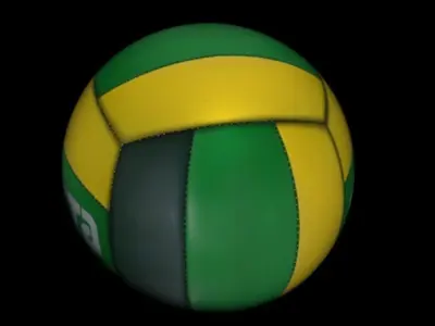 volley ball 2 Low-poly 3D model