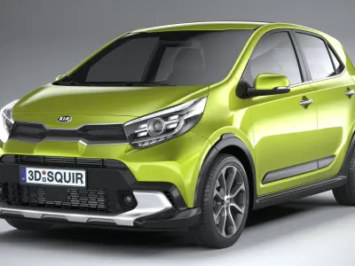 Kia Picanto X-line 2021 3D model