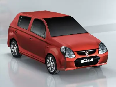 Alto 800 Low-poly 3D model