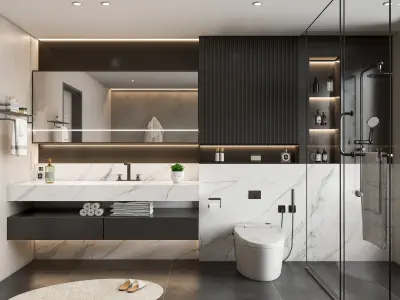 Bathroom 85 3D model
