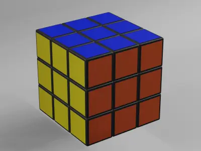 Rubiks Cube 3D model