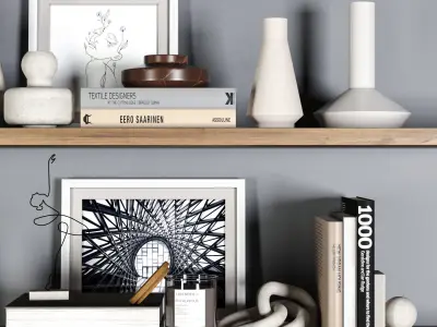 decorative set Vol017 3D model