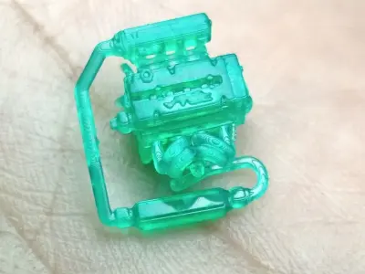 1 64 Scale H22 Engine Diecast Hot Wheels Prelude 3D print model