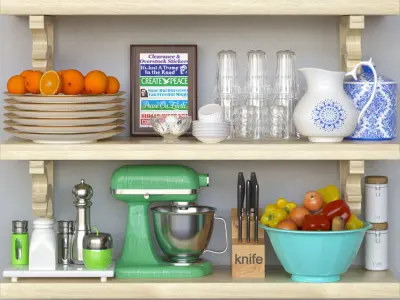 Trifles for the kitchen 3D model