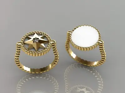 Women Ring 32 3D print model