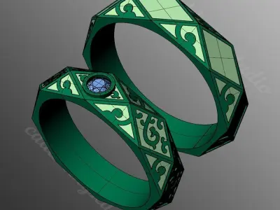 Ring  rk98 3D print model