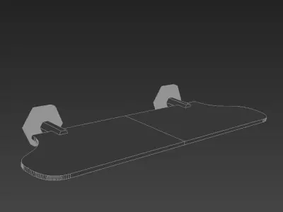 Orchid Diamond Shelf 3D model