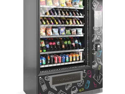 Unicum Rosso Large Foodbox TOUCH TO GO  3D model